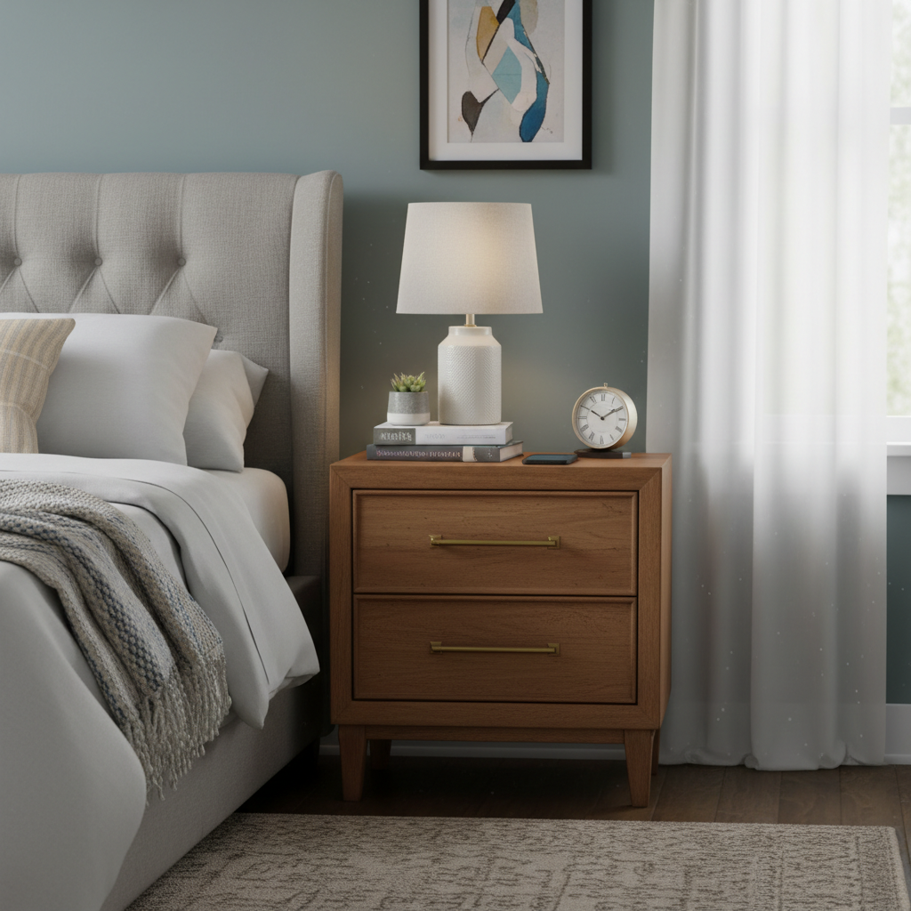 Создайте идеальную атмосферу спальни с помощью прикроватных тумб