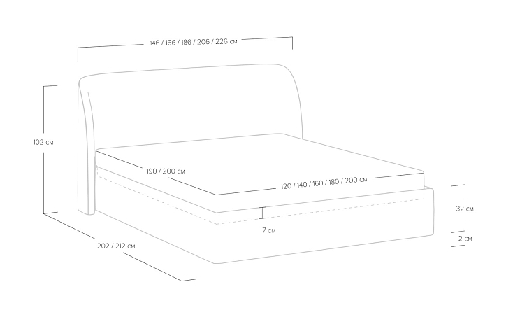 Кровать «Nicole» фото 60