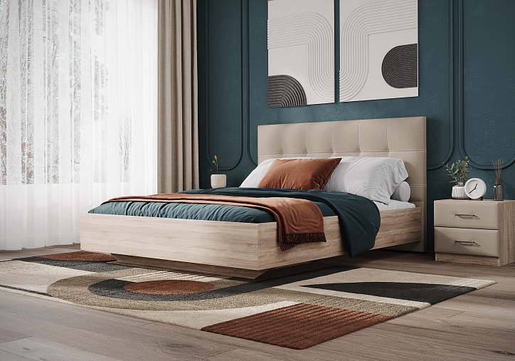 Кровать «Vena» (дуб сонома) фото 84