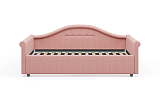 Кровать «Maria» + верхний чехол, 90x200 см, тедди розовый