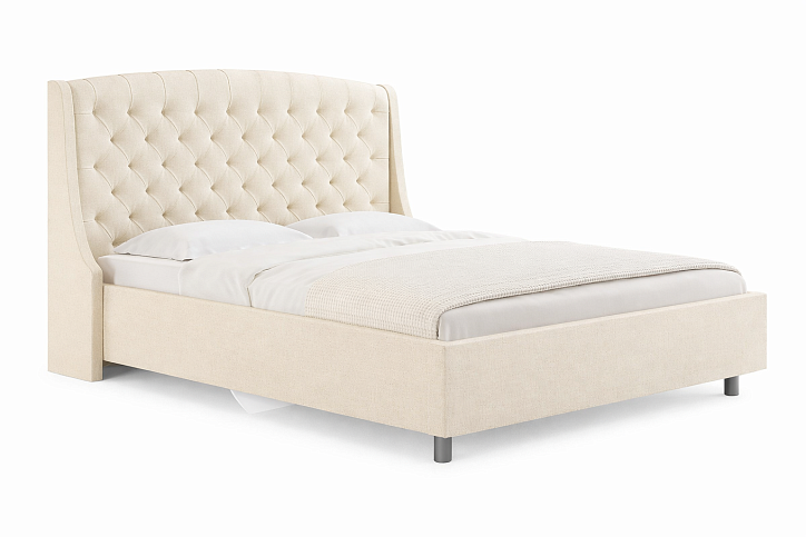 Кровать «Diamant», 160x200 см, диагональ бежевый фото 1