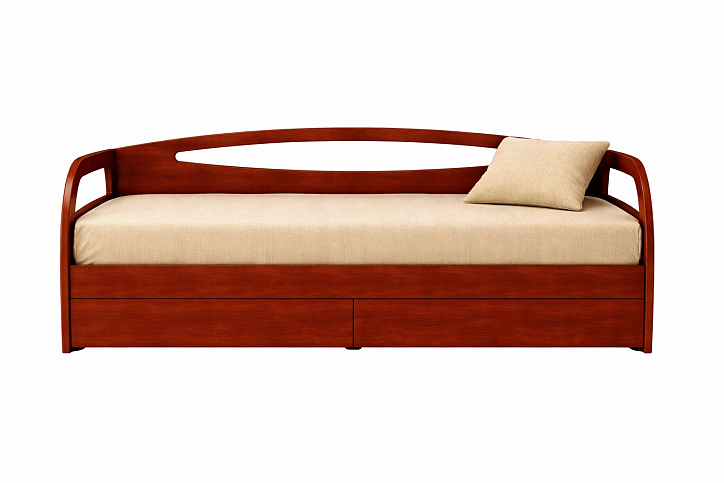 Кровать «Скай» с ящиками, 90x200 см, цвет: палисандр фото 1