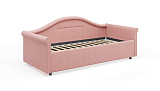 Кровать «Maria» + верхний чехол, 90x200 см, тедди розовый
