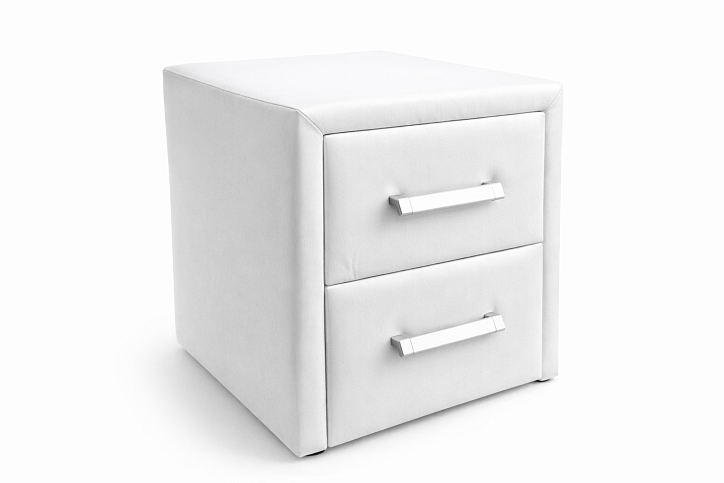 Тумба «Болено», эко-кожа nitro white фото 1