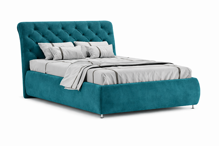 Кровать «Милан Гранде», 160x200 см, велюр premier 19 фото 1