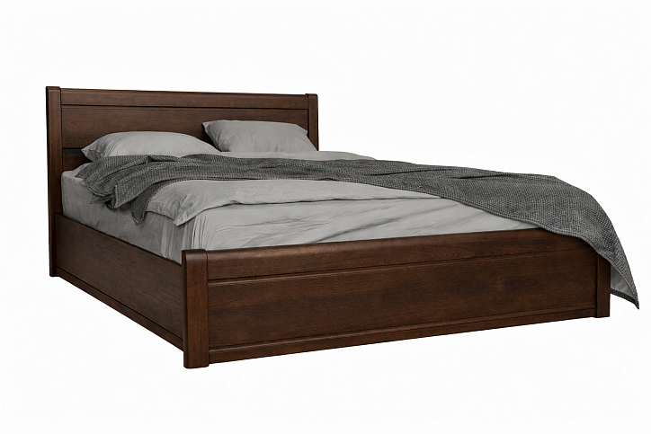 Кровать «Руно», 160x200 см, цвет: орех (есть дефекты) фото 1