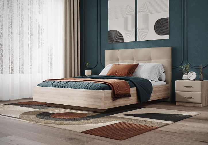 Кровать «Victoria» (дуб сонома) фото 84