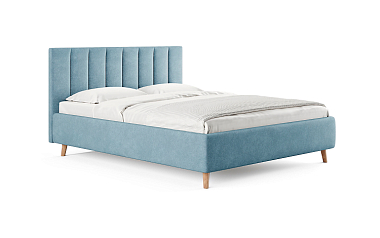 Кровать «Alma», 120х200 см, эвита голубой