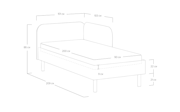 Кровать «Julia» фото 3