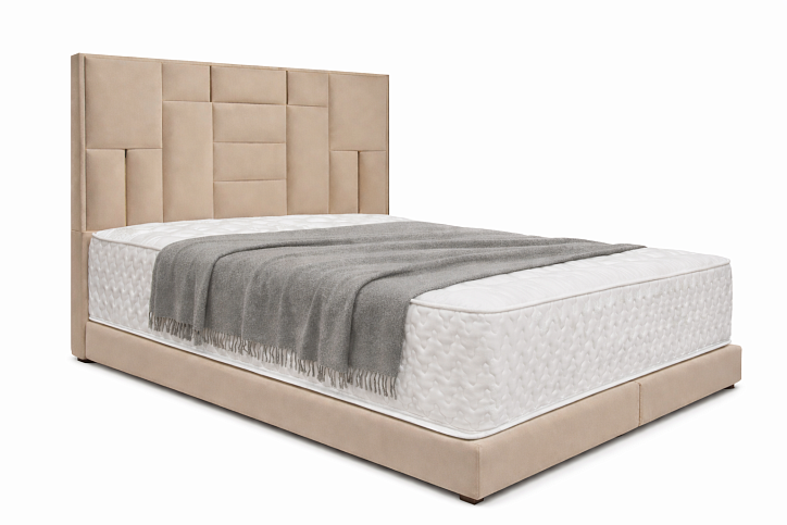 Кровать «Мазарини», 160x200 см, микровелюр selesta 41 фото 1