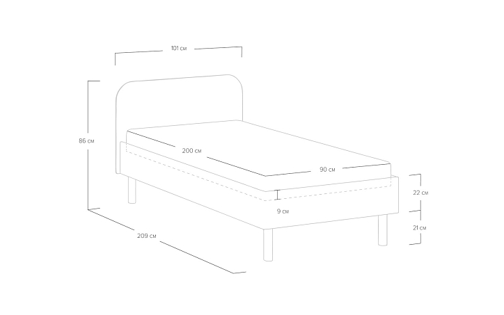 Кровать «Hanna» фото 3