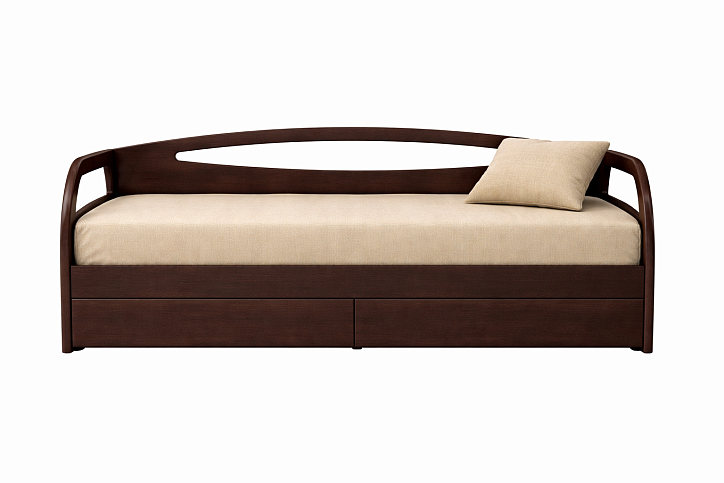 Кровать «Скай», 90x200 см, цвет: орех фото 1