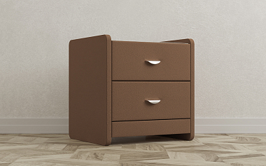 Тумба «Люкс 2», ткань: вельвет cиний