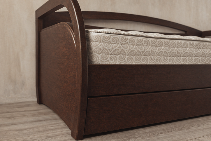 Кровать «Скай», 90x200 см, цвет: орех фото 1