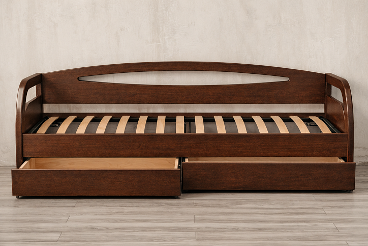 Кровать «Скай», 90x200 см, цвет: орех фото 1