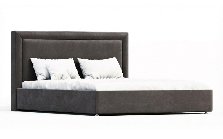 Кровать «Тиволи Лайт», 90x200 см, vintage velvet 29 taupe фото 1