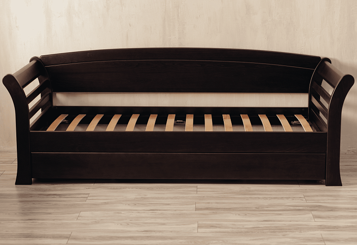 Кровать «Скай–2», 90x200 см, цвет: венге (есть дефекты) фото 1