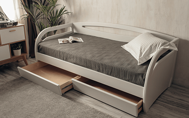 Кровать «Скай», 90x200 см, цвет: орех