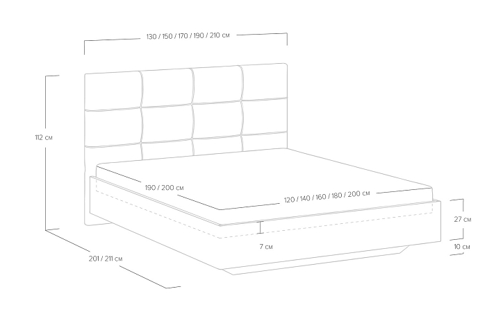 Кровать «Victoria» (ясень ориноко) фото 84