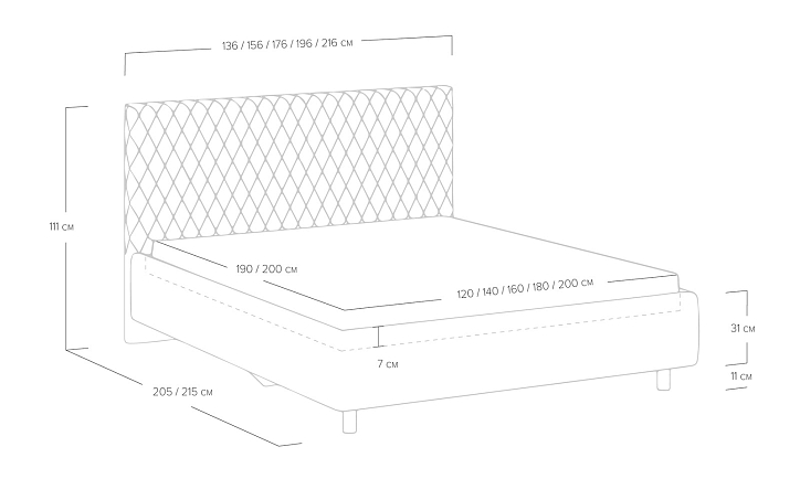 Кровать «Stella» фото 84