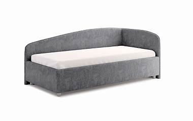 Кровать «Paola R», 90x200 см, бентли серый