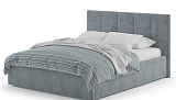 Кровать «Марта», 160x200 см, велюр teddy 17