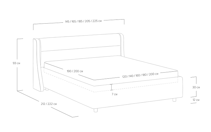 Кровать «Madrid» фото 84