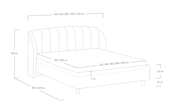 Кровать «Valencia» фото 60