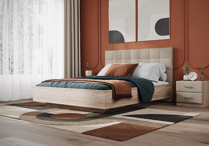 Кровать «Luiza» (дуб сонома) фото 84