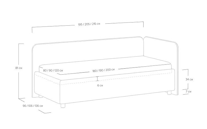 Кровать «Capri R» фото 36
