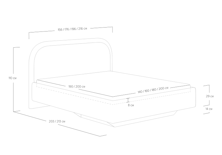 Кровать «Sandra» фото 18