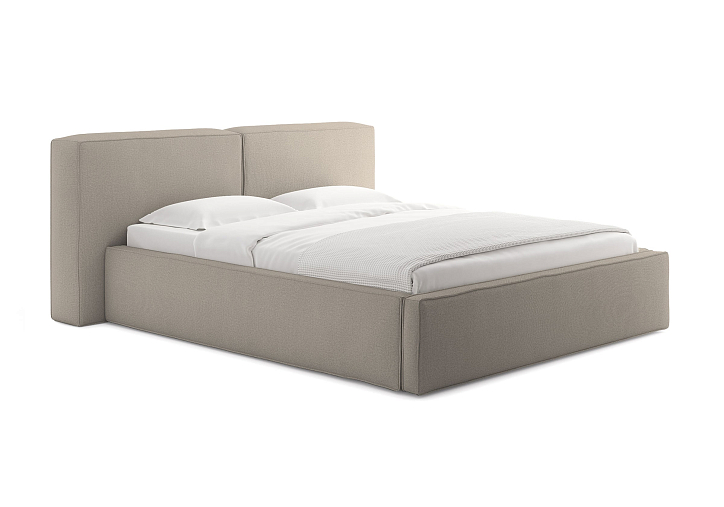 Кровать «Europa» + основание «Aquarius», 160x200 см, багама бежевый фото 1