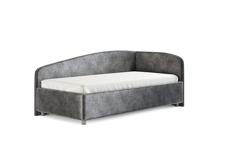 Кровать «Paola R», 90x200 см, энигма графит фото 1