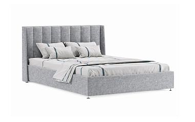 Кровать «Катания», 160x200 см, рогожка capri 22