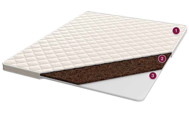 Топпер «Кокос 2 см + Ортопена 2 см» фото 1