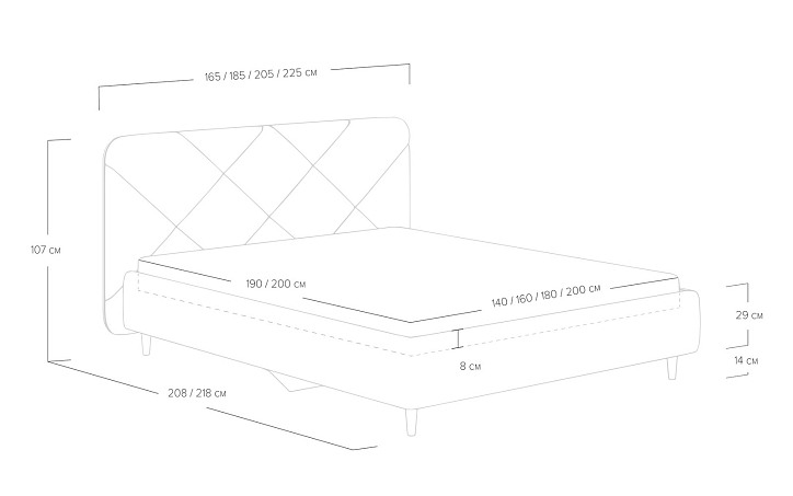 Кровать «Taylor» фото 48