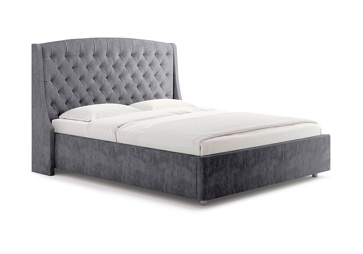 Кровать «Diamant», 180x200 см, бентли серый фото 1