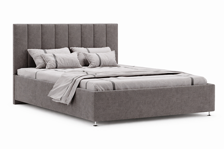 Кровать «Винчи», 160х200 см, рогожка tesla 06 фото 1