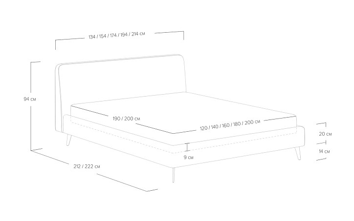 Кровать «Boston» фото 42