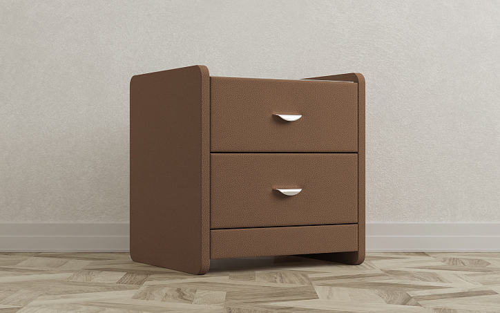 Тумба «Люкс 2», ткань: вельвет cиний фото 1