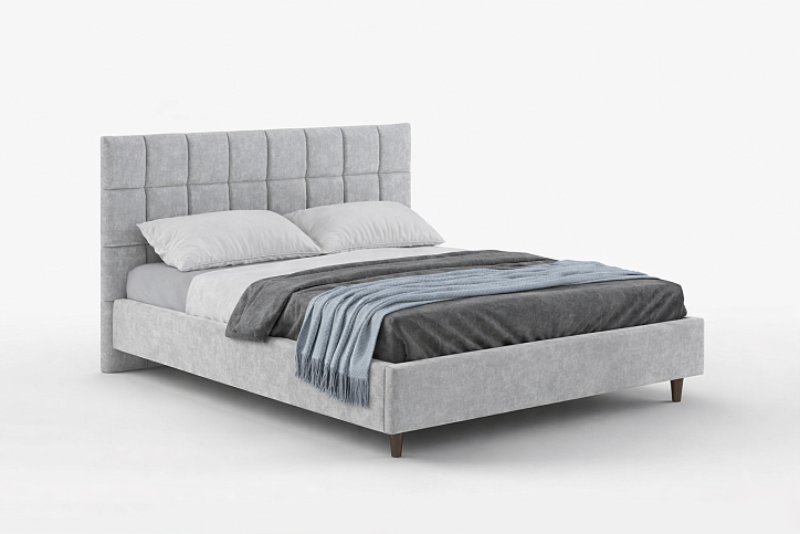 Кровать «Sindy», 160x200 см, велюр teddy 022 фото 1