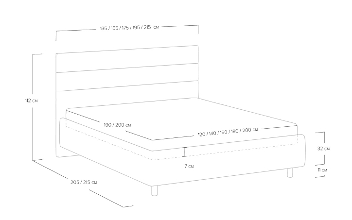 Кровать «Linda» фото 84