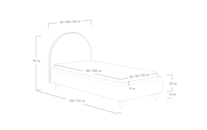 Кровать «Roxy» фото 36