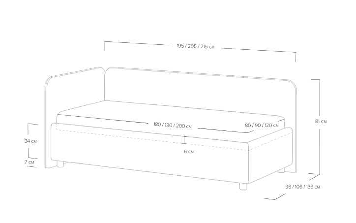 Кровать «Capri L» фото 36