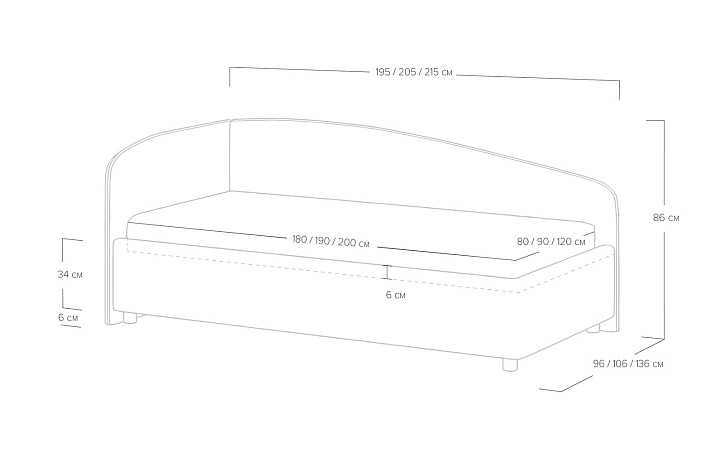 Кровать «Paola L» фото 36