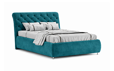 Кровать «Милан Гранде», 160x200 см, велюр premier 19