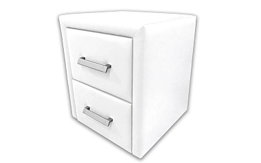 Тумба «Болено», ткань: эко-кожа Nitro White