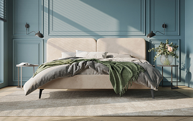 Кровать «Brooklyn», 160x200 см, лофти серый