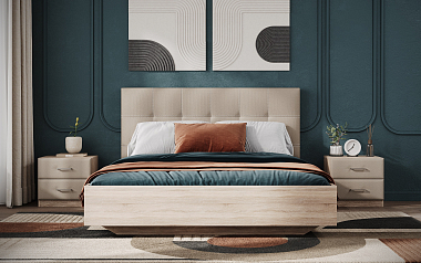 Кровать «Vena» (дуб сонома)