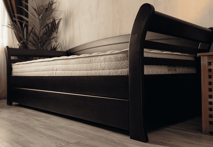 Кровать «Скай–2», 90x200 см, цвет: венге (есть дефекты) фото 1